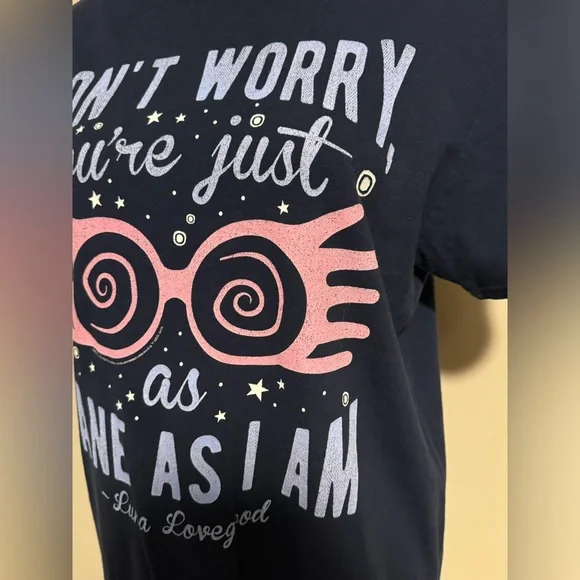 EUC Delta Soft Women's Luna Lovegood Blue and Pink Just As Sane Size Medium - Picture 3 of 6